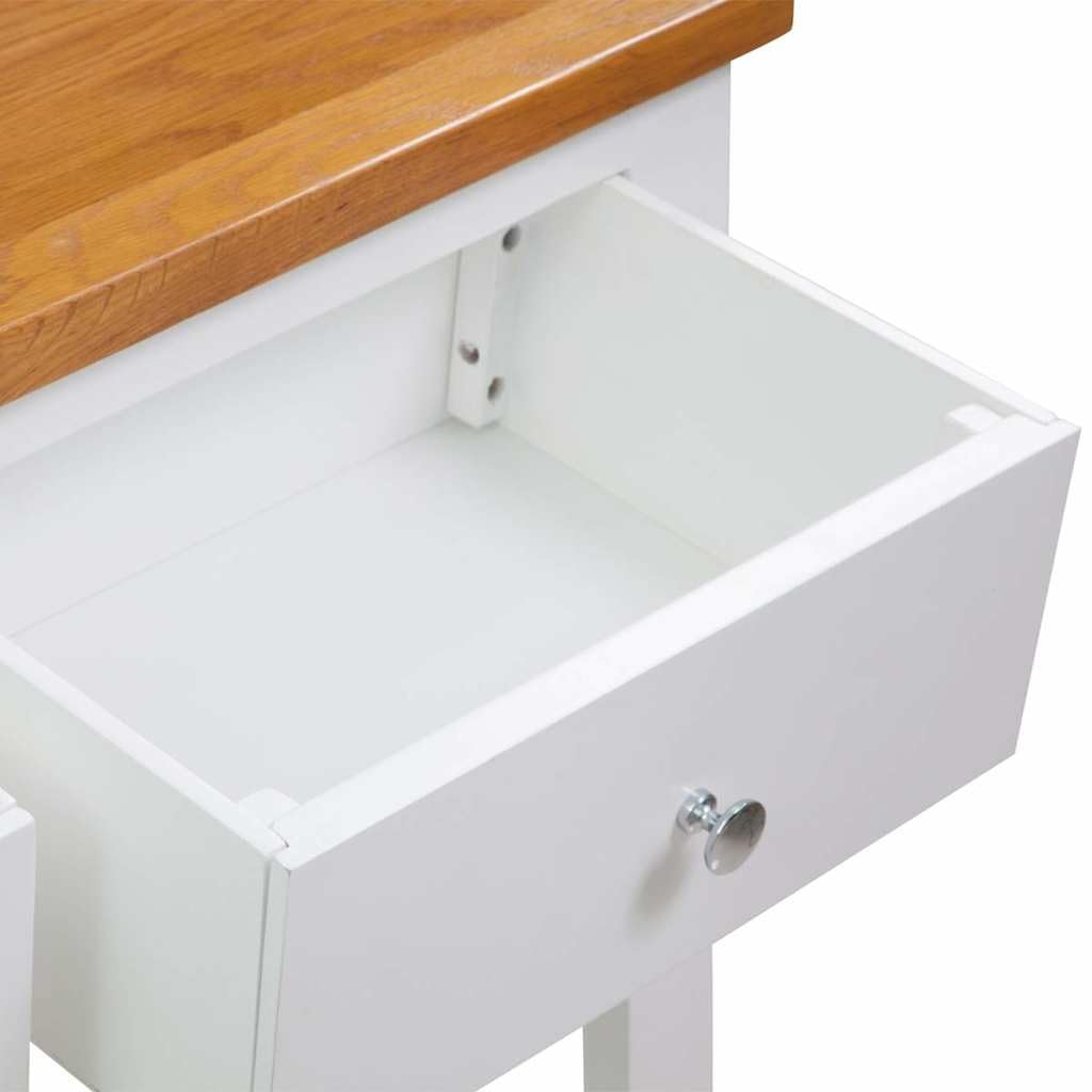 Solid Oak Wood Console Table A992