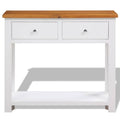 Solid Oak Wood Console Table A992