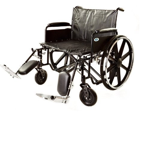 Folding Heavy Duty Bariatric Wheelchair with Elevating Legrest Q88857