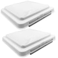 White 14" x 14" Replacement RV Roof Vent Lid Cover V764179