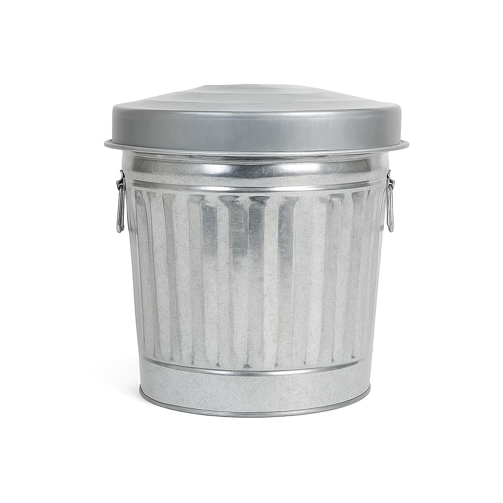 6 Gallon Galvanized Trash Can T2786
