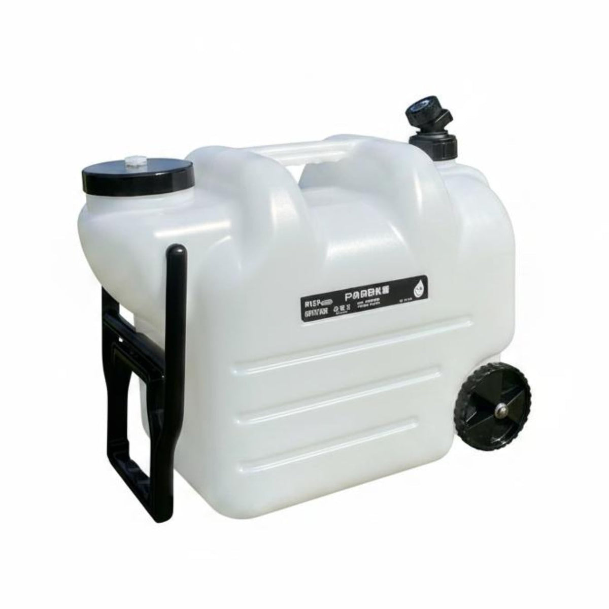 White Portable Water Dispenser with Faucet and Wheels N3559