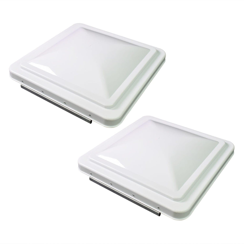 White 14" RV Roof Vent Cover Replacement Lid M420