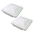 White 14" RV Roof Vent Cover Replacement Lid M420