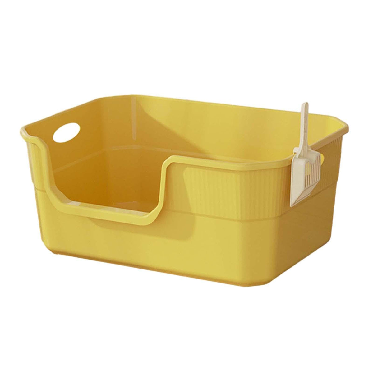 Open Top Cat Litter Tray with High Sides PP E498
