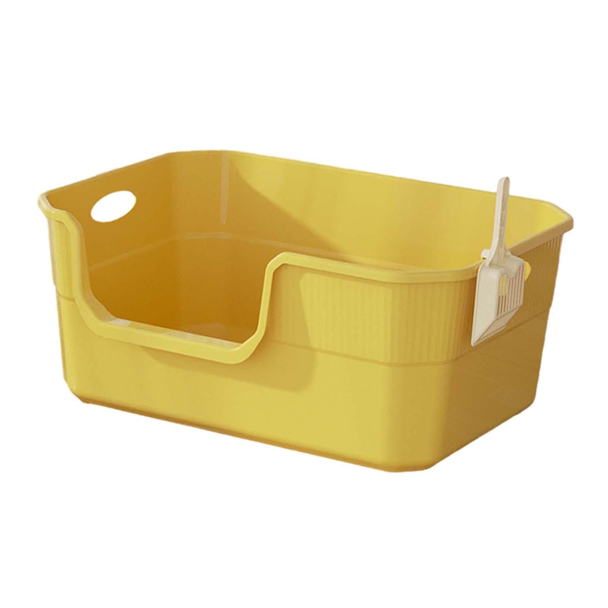 Open Top Cat Litter Tray with High Sides PP E498