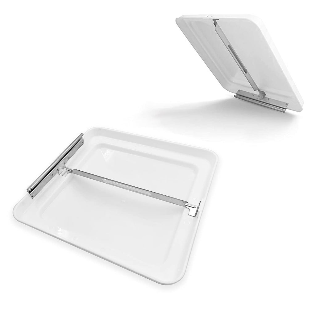 White 14" x 14" Replacement RV Roof Vent Lid Cover V764179