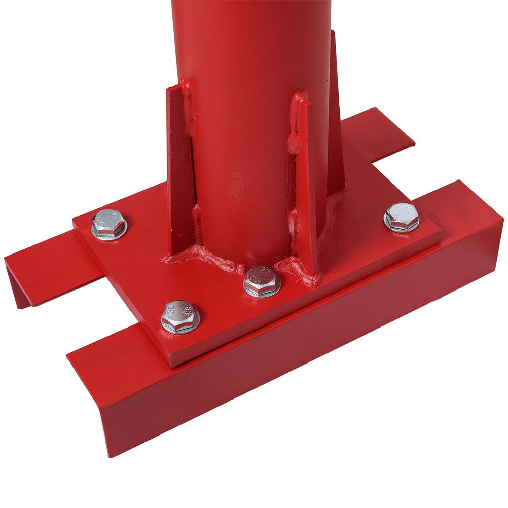 Pickup Truck Crane with Manual Winch, 1000 lb Capacity, Adjustable Boom, 360° Swivel Base, Heavy Duty Steel Q455758