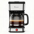 12-Cup Drip Coffee Maker with Glass Carafe Q496