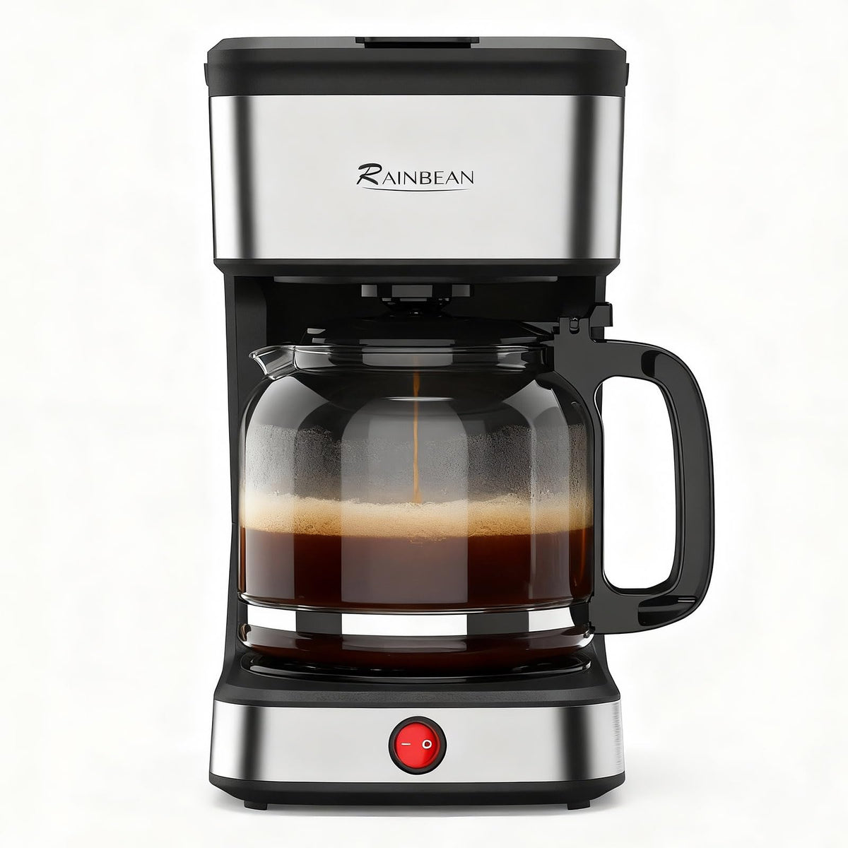 12-Cup Drip Coffee Maker with Glass Carafe Q496