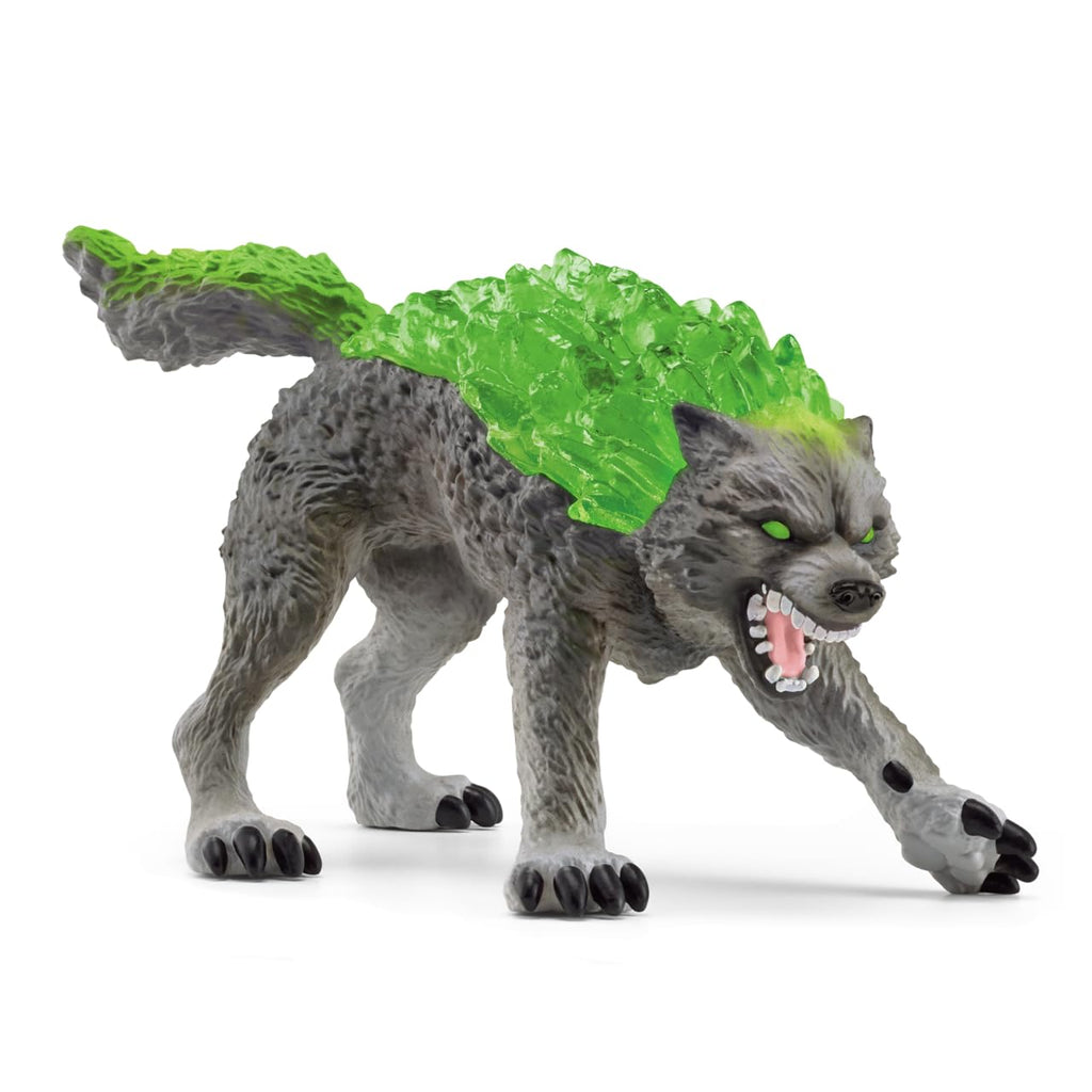 6" Stone Wolf Figurine Fantasy Animal Figure G368