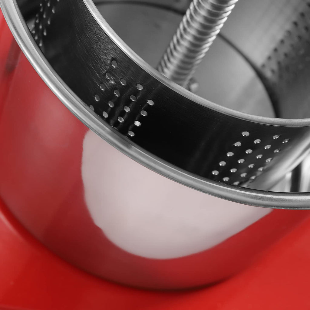 1.6 Gal Stainless Steel Manual Fruit Wine Press W733877