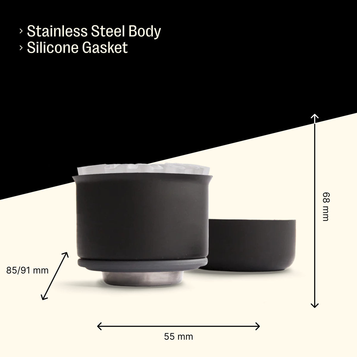 10 oz Stainless Steel Pour Over Coffee Dripper Z367267