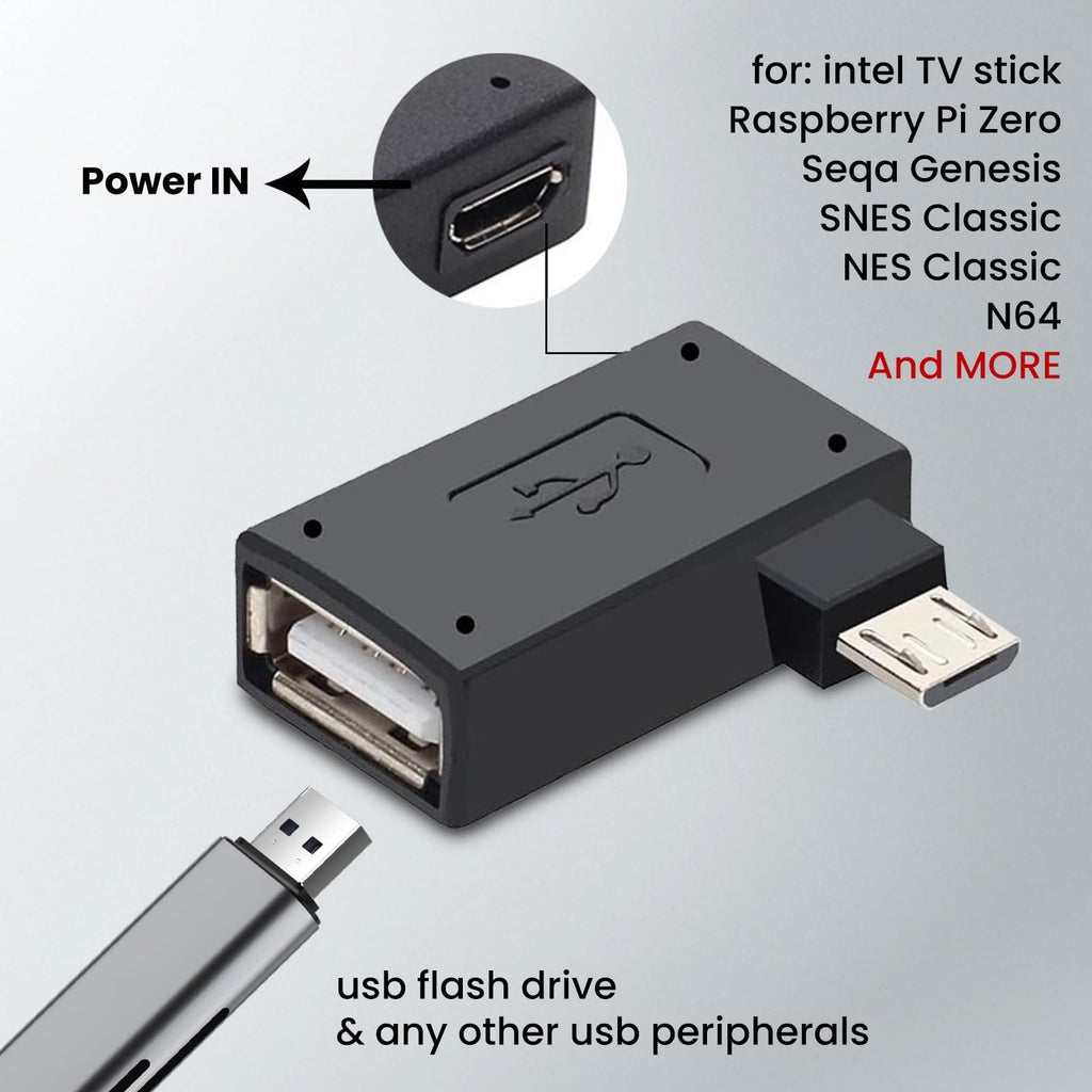 3 Pack Micro USB to USB OTG Cable Adapter K429646