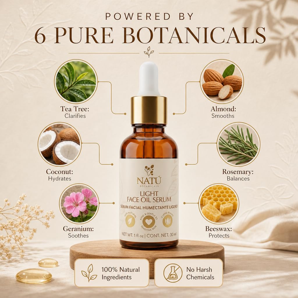 Light Face Oil Serum for Oily & Combination Skin 1 fl oz L891