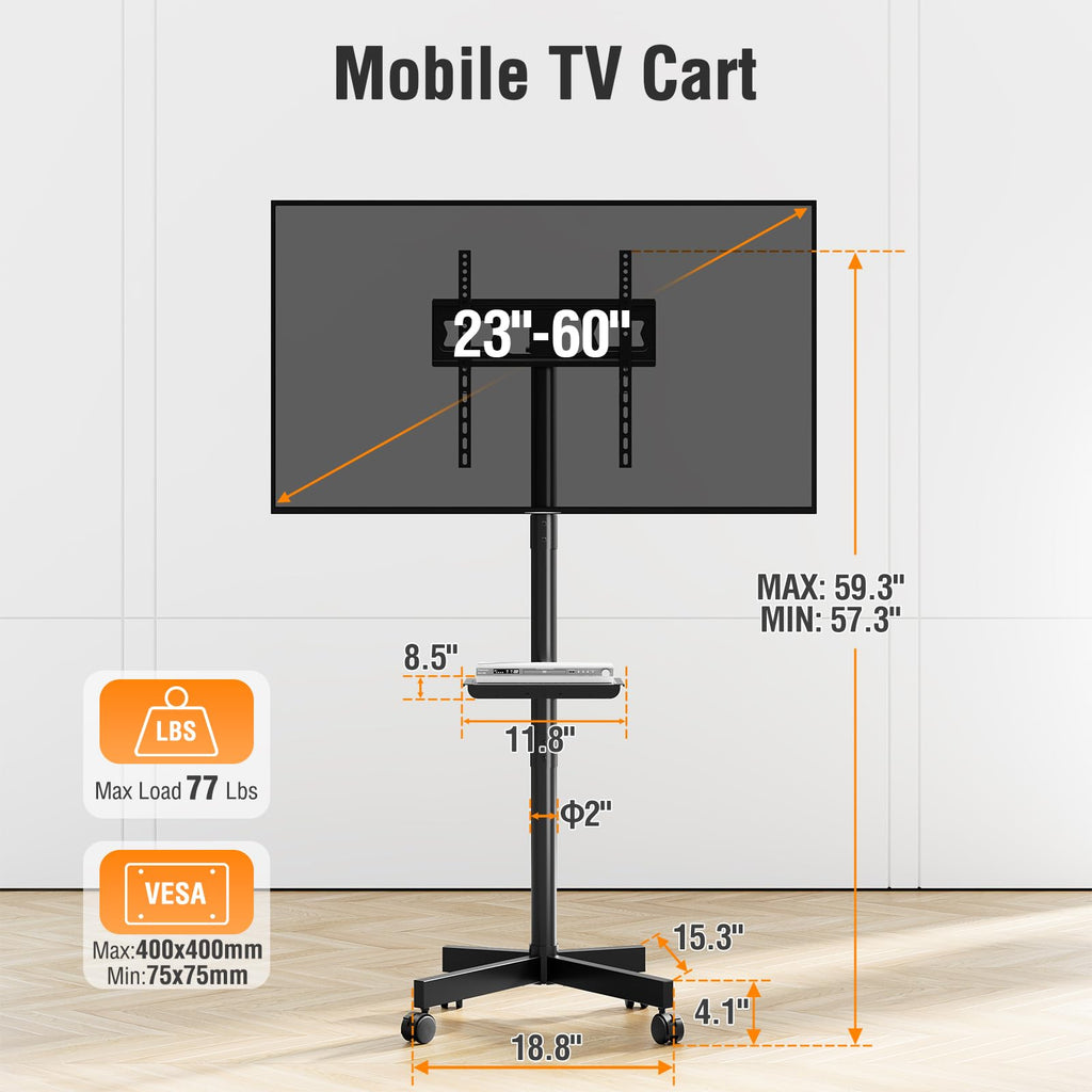 Mobile TV Stand for 23-60" TVs F334483