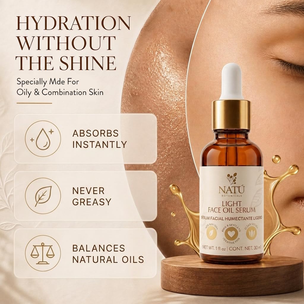 Light Face Oil Serum for Oily & Combination Skin 1 fl oz L891