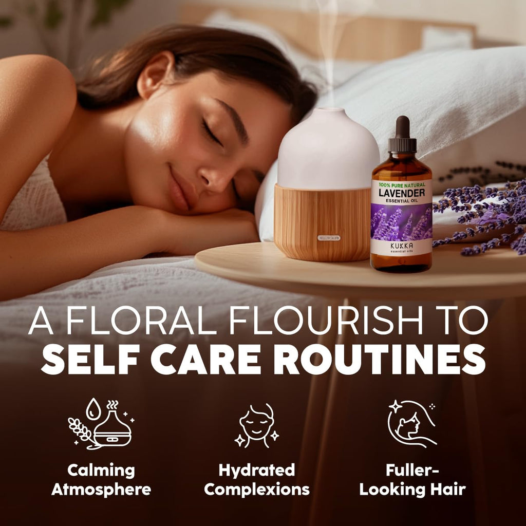 Lavender & Tea Tree Essential Oil Set 2x4 fl oz E482