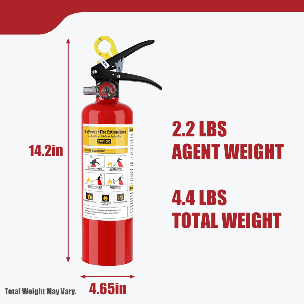 2.5 lb ABC Dry Chemical Fire Extinguishers F506