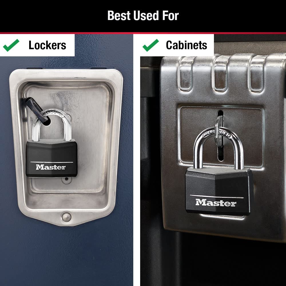 Black 4 Pack Covered Aluminum Keyed Padlock D762104