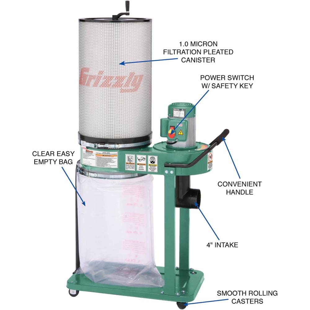 1 HP Canister Dust Collector T605820