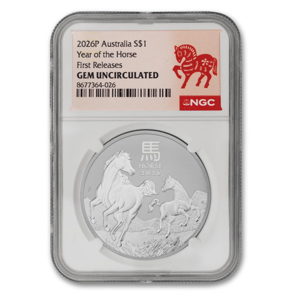 1 oz Australian Silver Lunar Year of the Horse Coin D253776