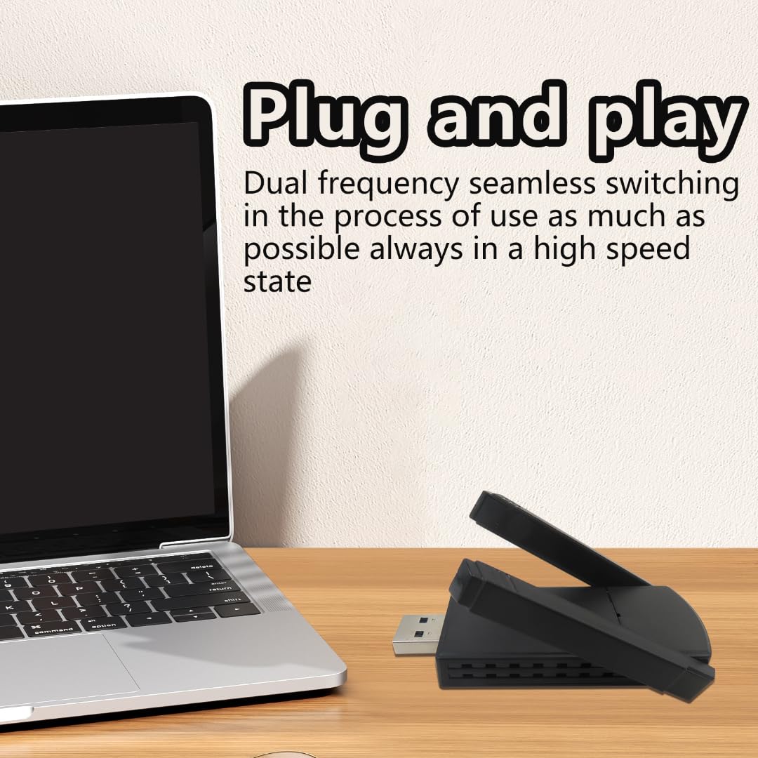 Wireless USB Adapter 1300Mbps Dual Antennas 5G/2.4G WiFi Adapter C99533