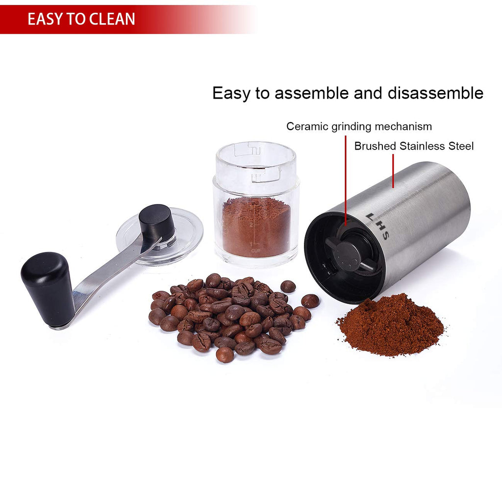 Coffee Grinder Stainless Steel Ceramic Conical Burr E800146