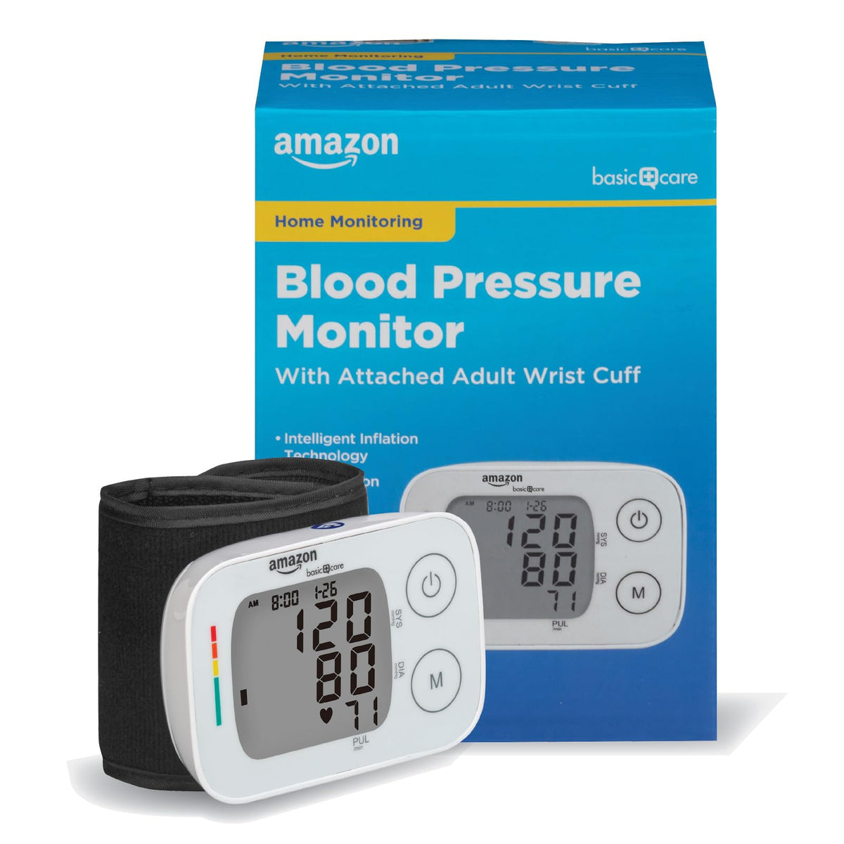 Wrist Blood Pressure Monitor with Large Display A125