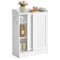 Slim Bathroom Storage Cabinet with Sliding Doors G992