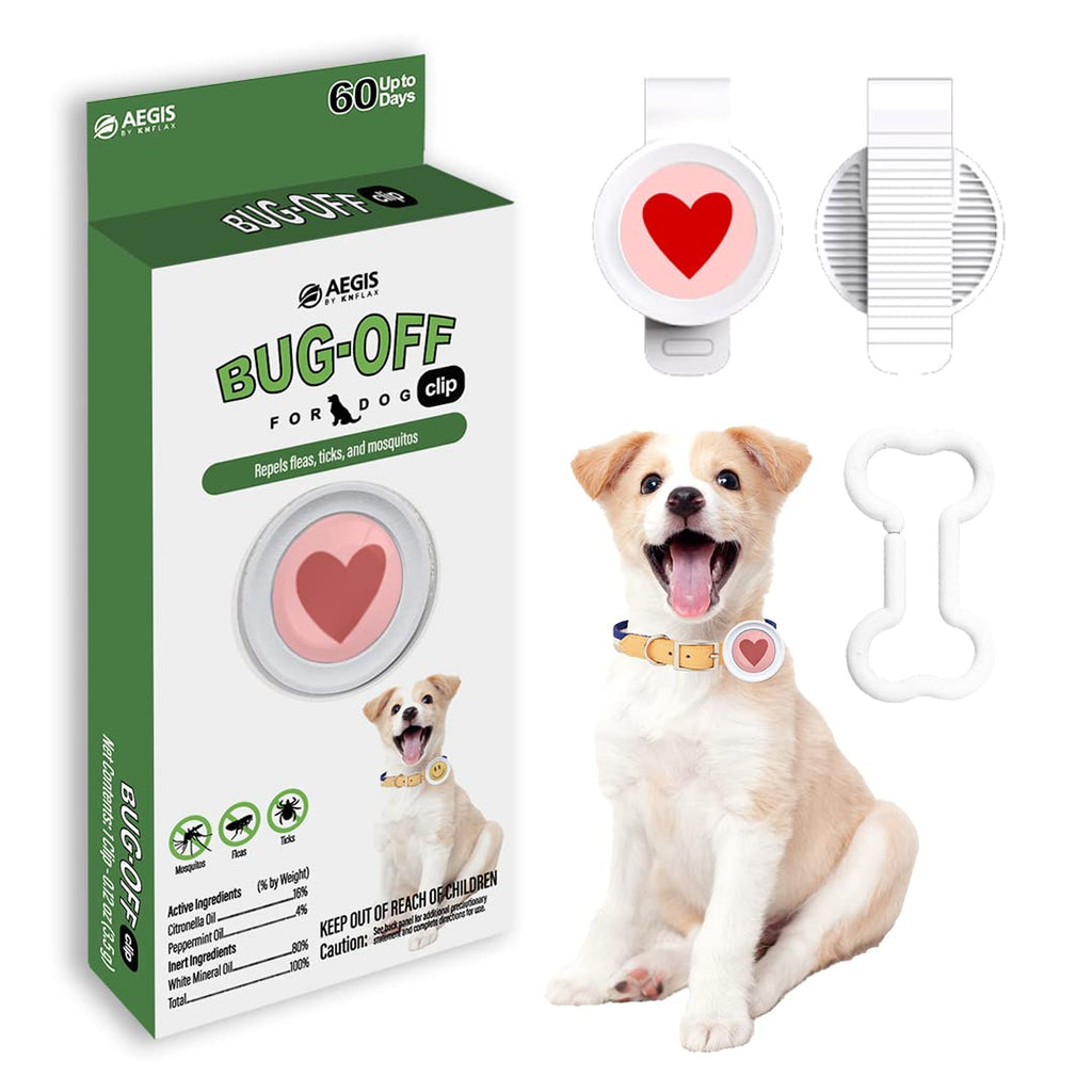 Natural Flea and Tick Repellent Clip for Dogs A38385