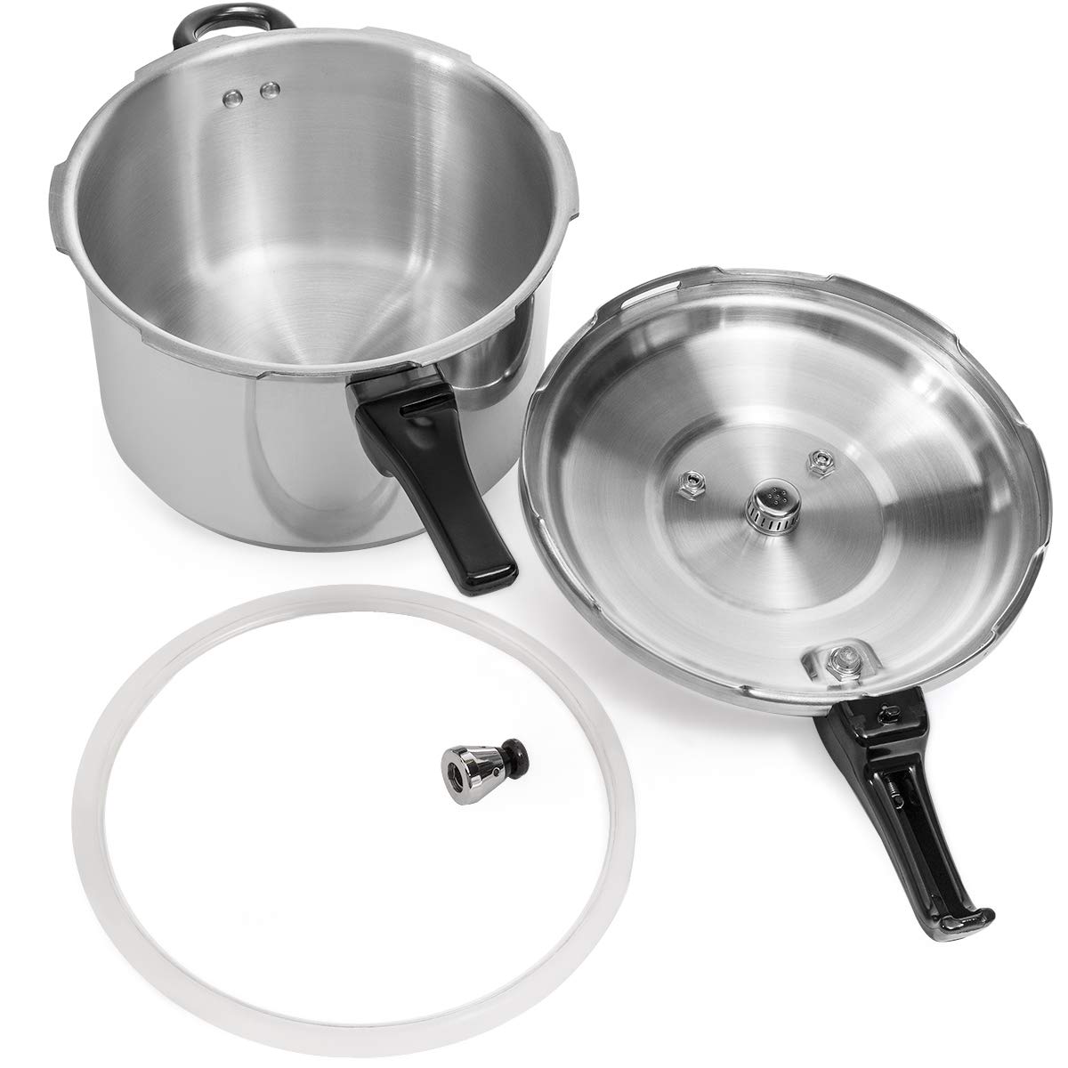 6.0 Quart Aluminum Stovetop Pressure Cooker M463
