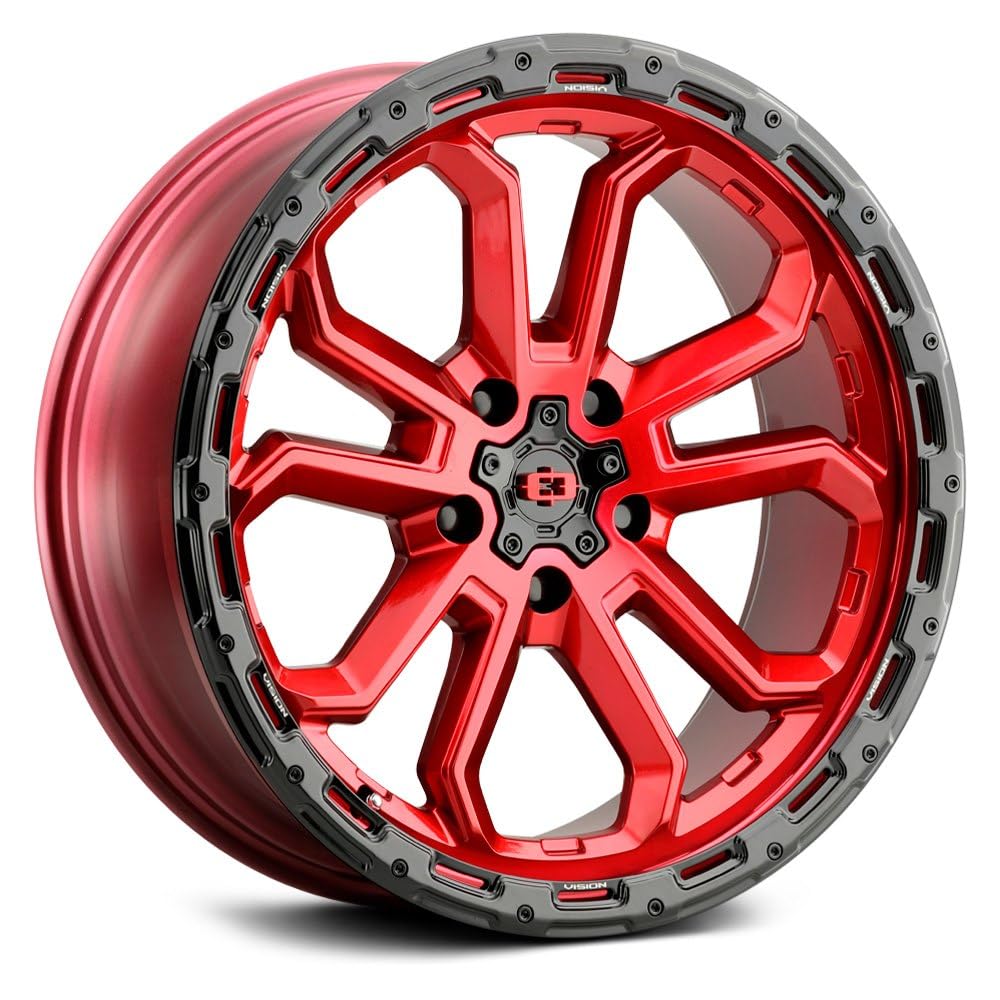 20x9 5x5 Red Wheel Rim O3578