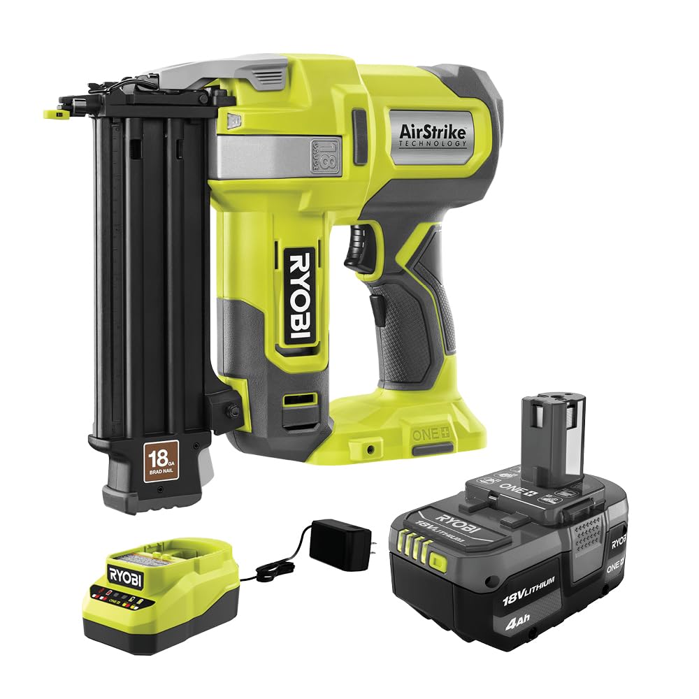 18V Cordless Brad Nailer with Battery and Charger N53870