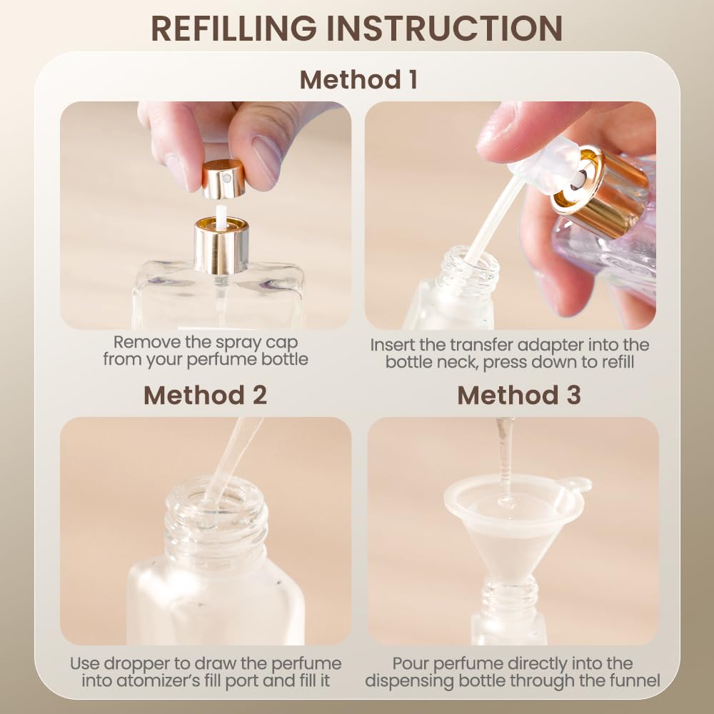 Refillable Spray Perfume Bottle 30pcs 15ml N5101