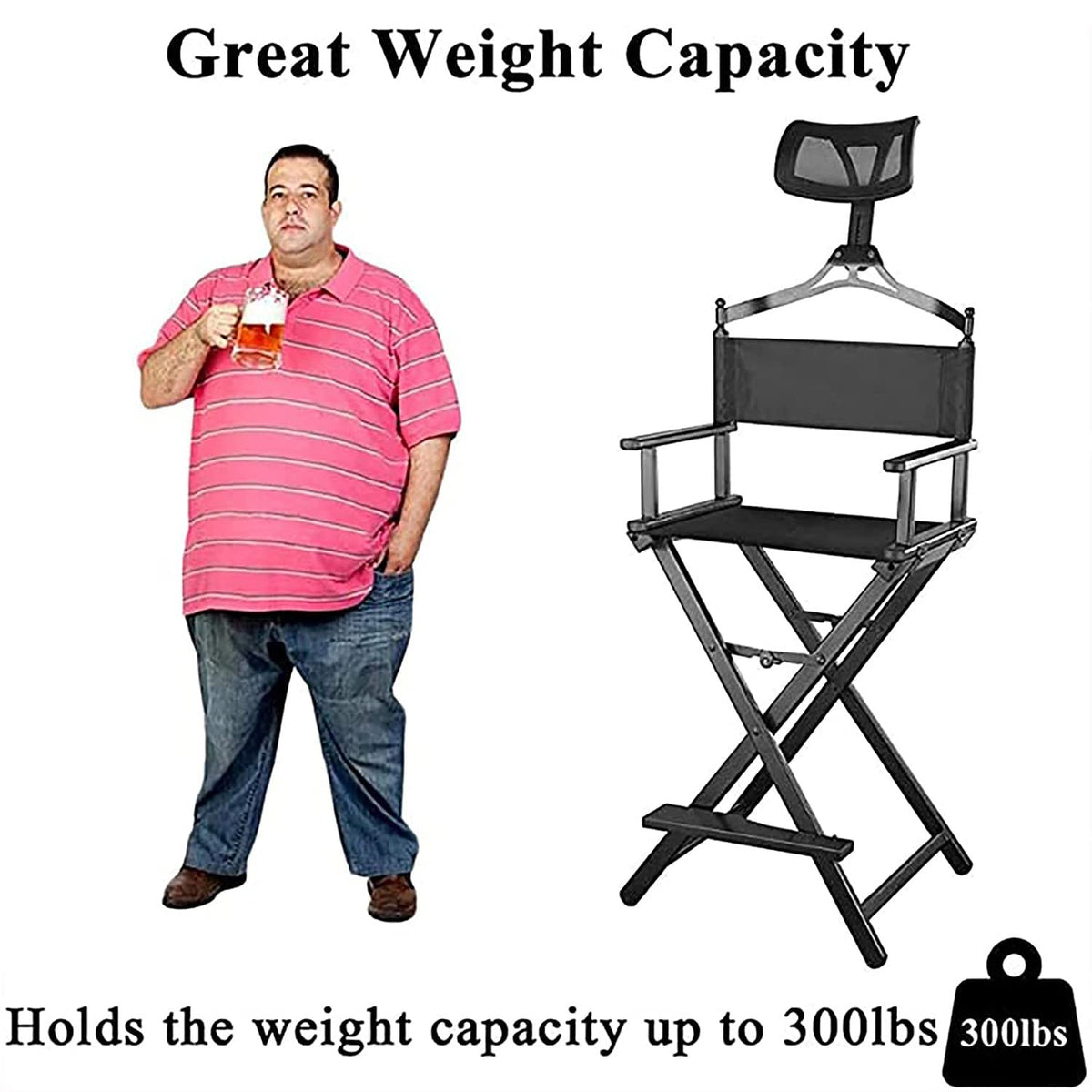 Folding Aluminum Director's Chair V304849