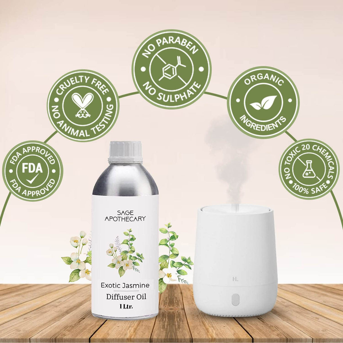 Exotic Jasmine Diffuser Oil 1L L699