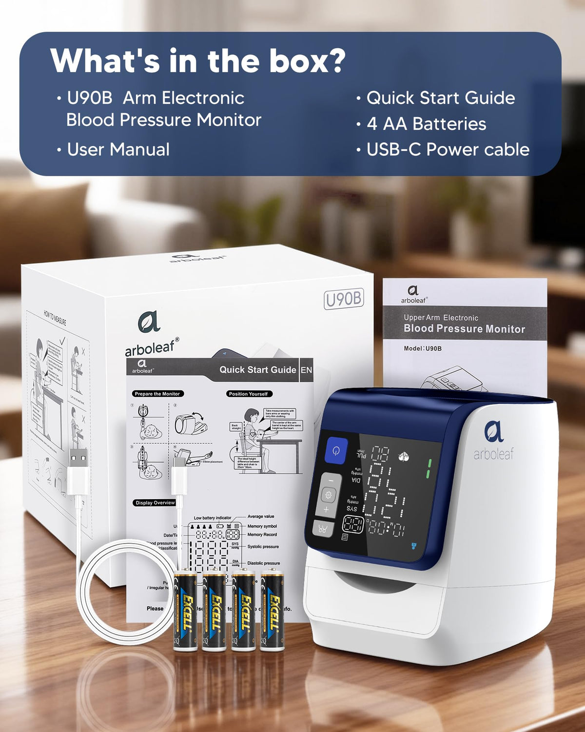 Blood Pressure Monitor Upper Arm H7945