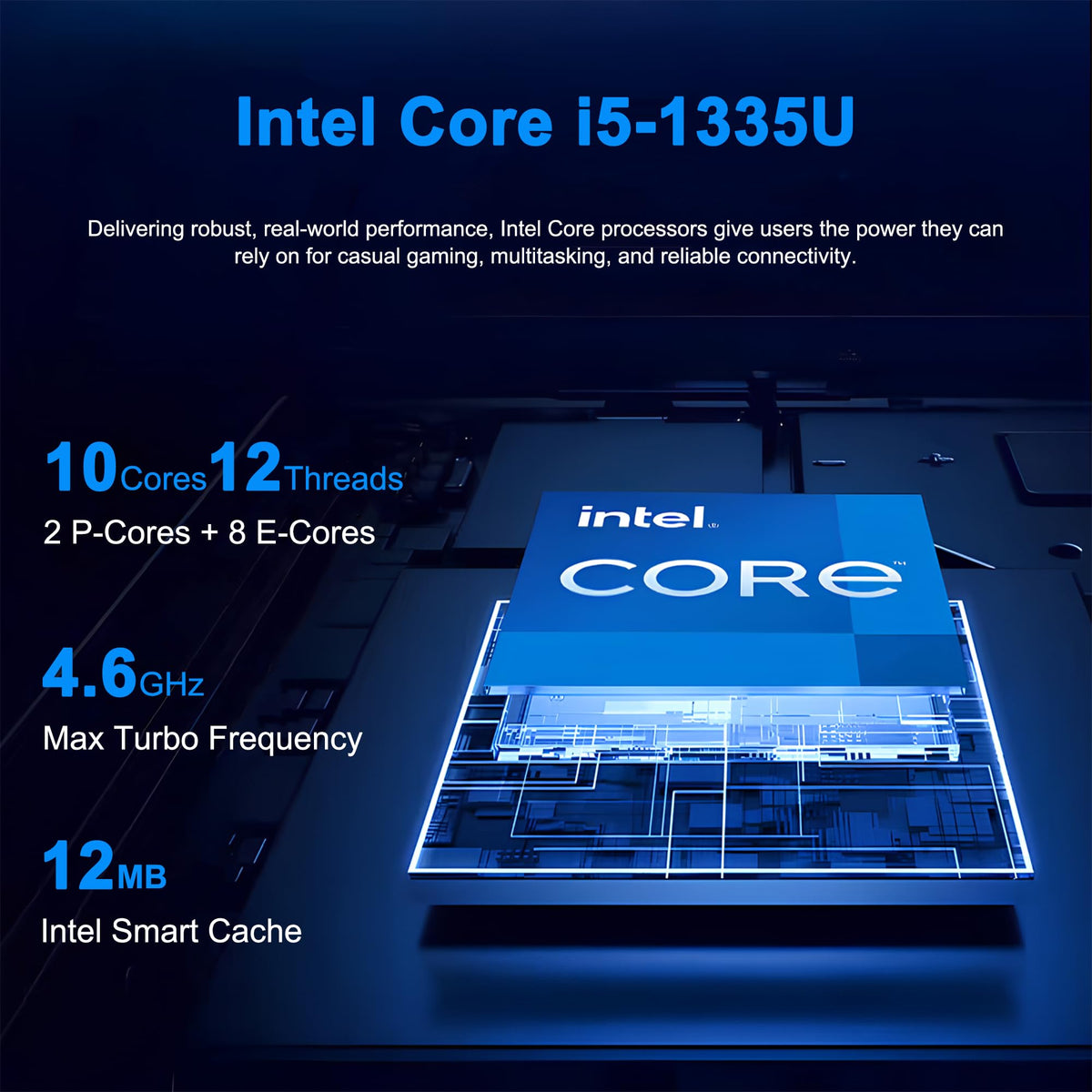 15.6" FHD Anti-Glare Intel 10-core i5 16GB RAM 256GB SSD Laptop G5444