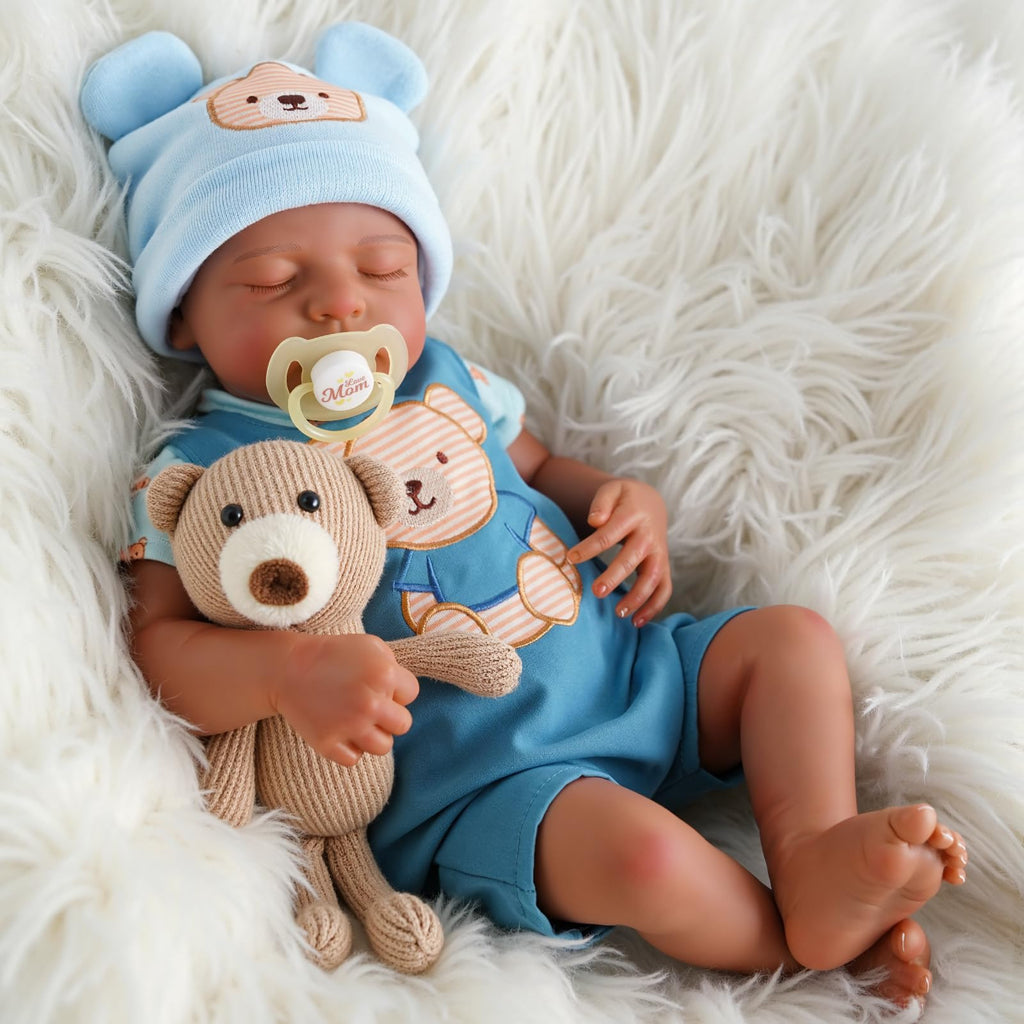 20 Inch Black Reborn Baby Dolls Q8010