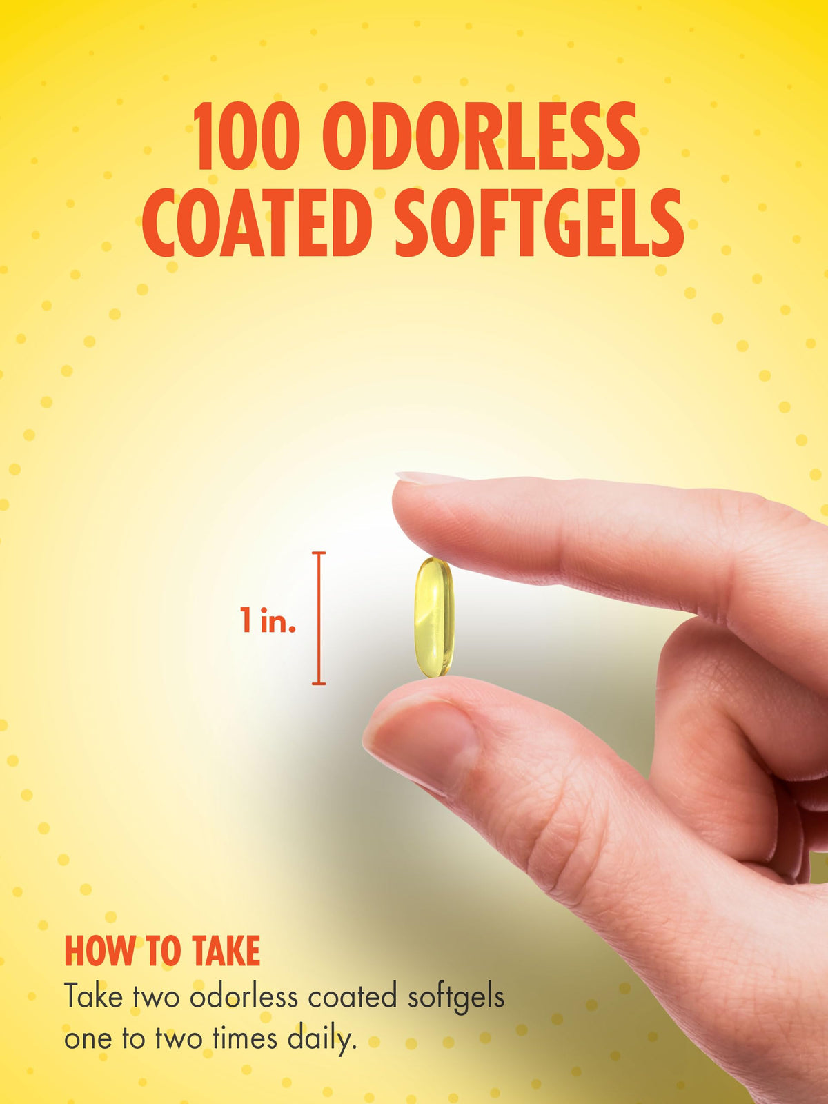 Fish Oil 1200mg 100 Softgels A220782