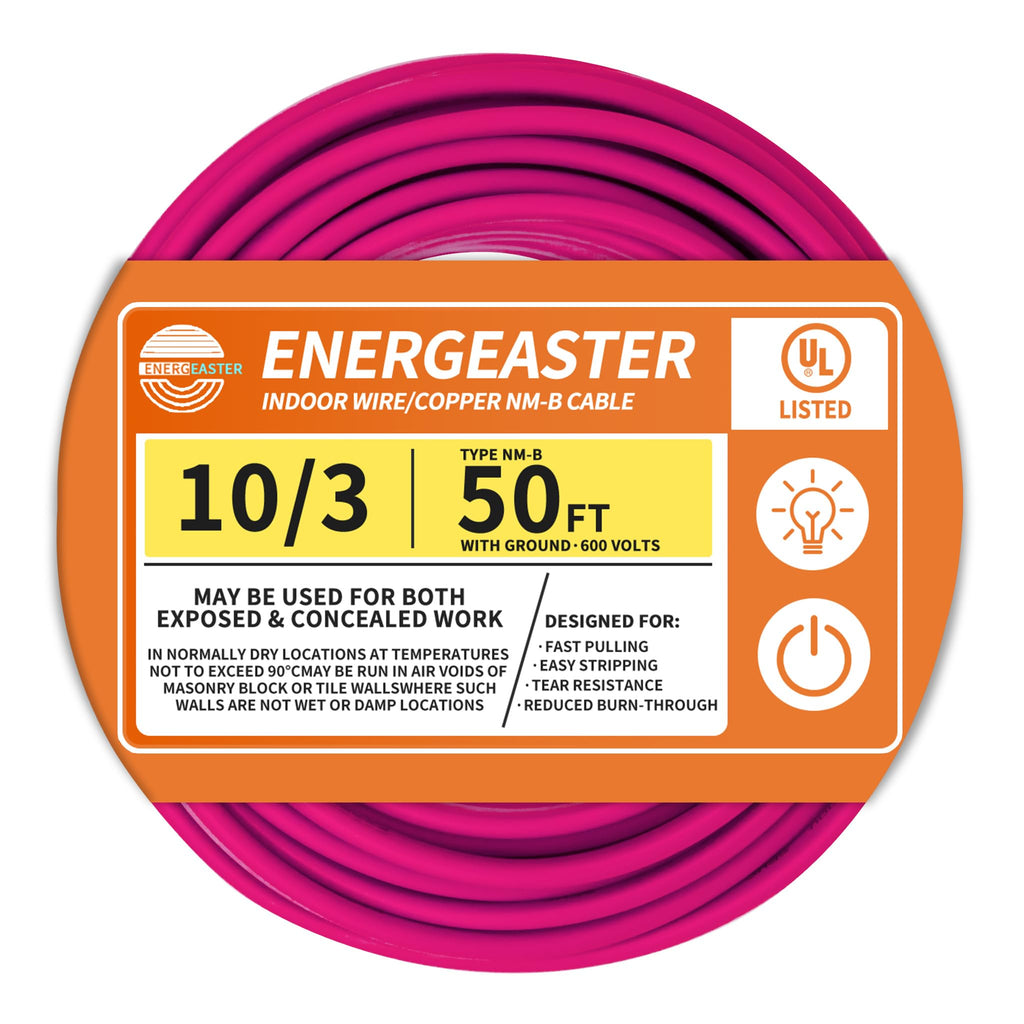 10/3 NM-B Copper Cable with Ground 50FT H466
