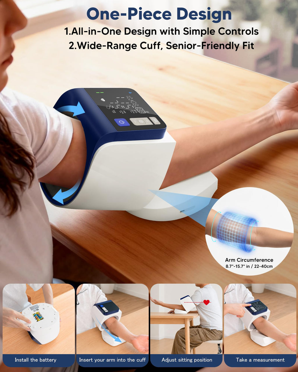 Blood Pressure Monitor Upper Arm H7945