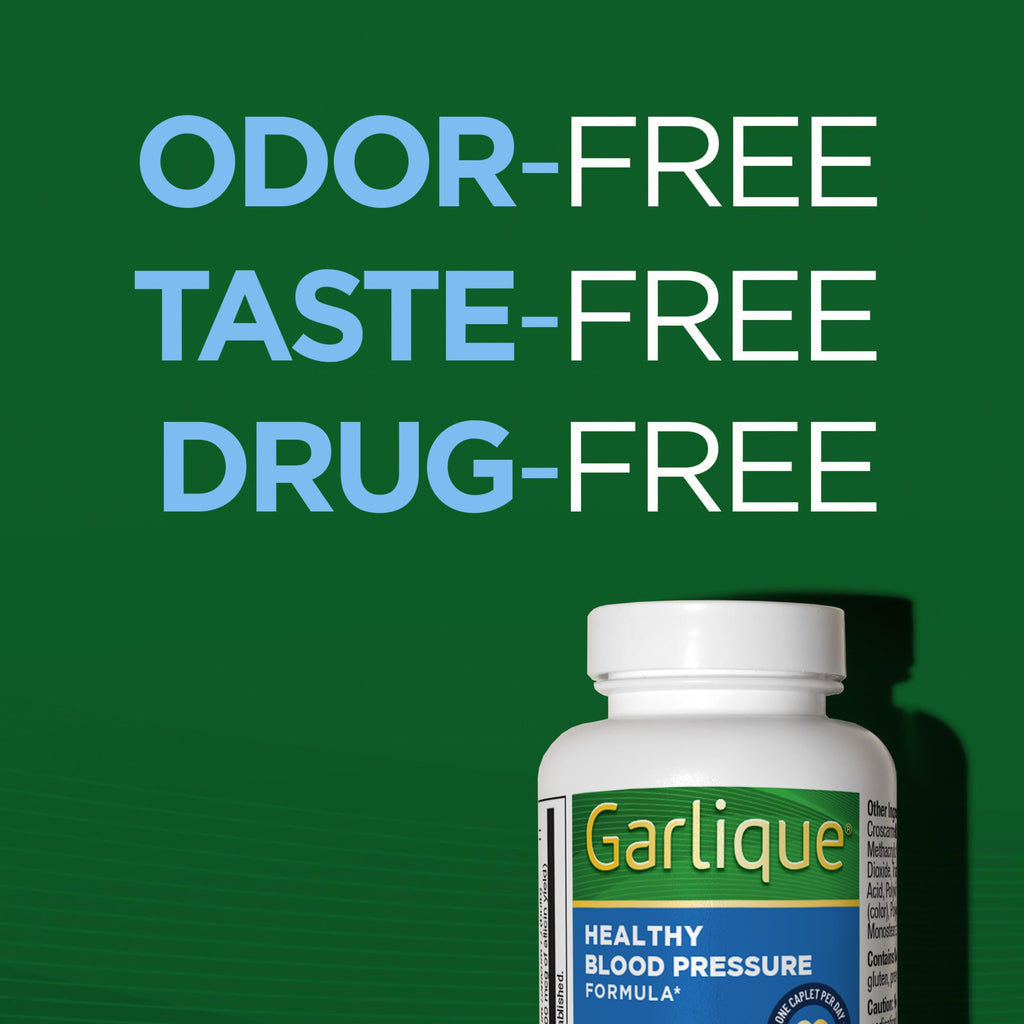 Odorless Vegan Garlic Extract Supplement 60 Caplets J484