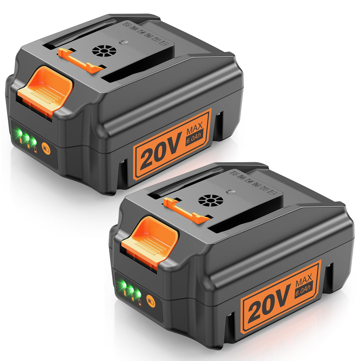 20V Lithium ion Battery 6.0Ah 2 Pack Z362