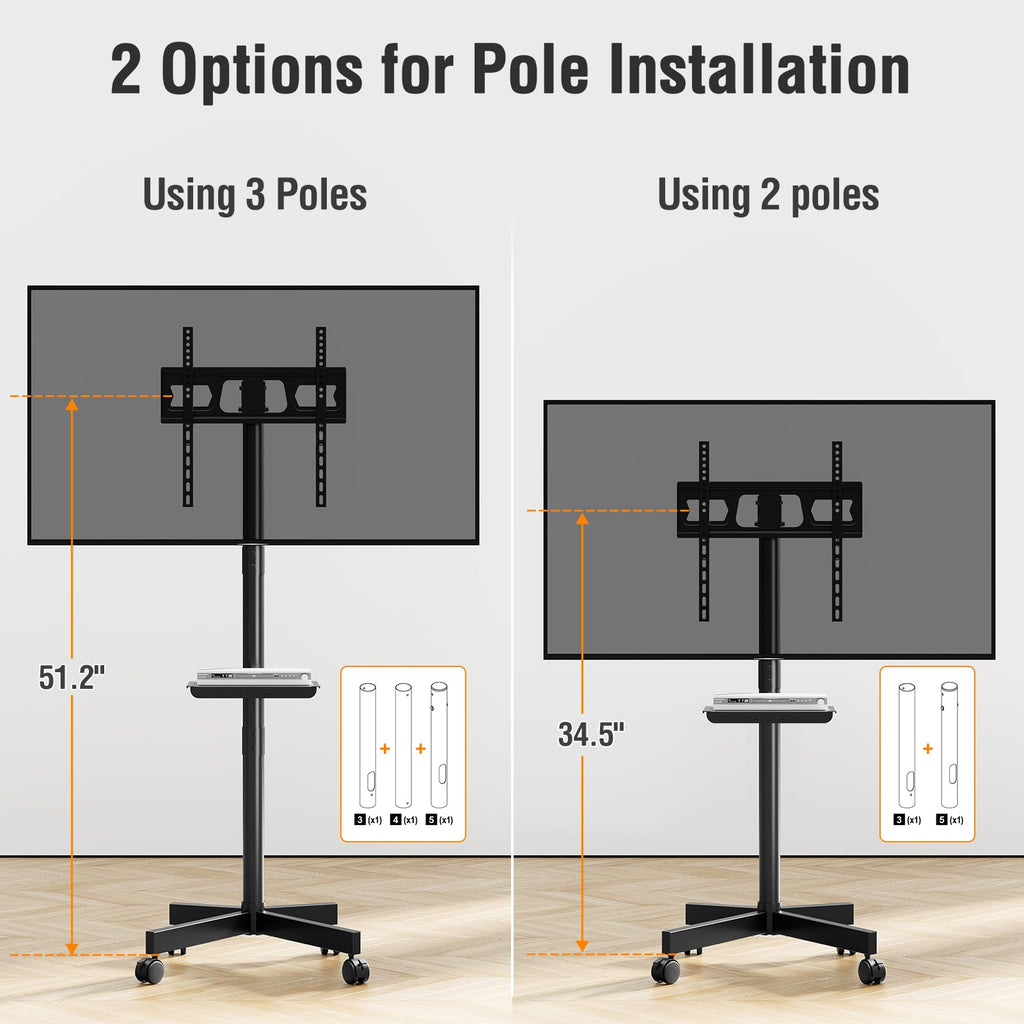 Mobile TV Stand for 23-60" TVs F334483