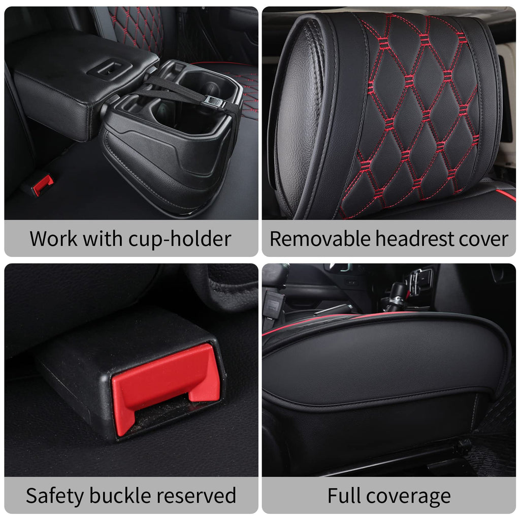 Jeep Wrangler JK JL 4-Door Seat Covers Full Set Q23004