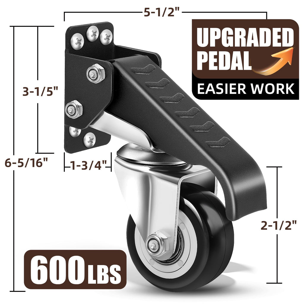 Workbench Casters Kit 600Lbs 4P I60008