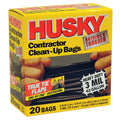 42-Gallon Polyethylene Resin Contractor Clean-Up Bags, 20 Count, Black L187