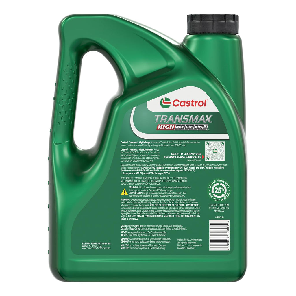 High Mileage Automatic Transmission Fluid 1 Gallon G477376